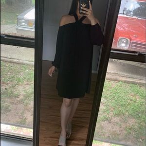 Michael Kors Black off shoulder dress